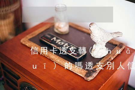 信用卡透支轉(zhuǎn)賬是正規(guī)的嗎(透支別人信用卡)