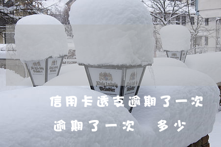 信用卡透支逾期了一次還多少錢(信用卡透支逾期了一次還多少錢)