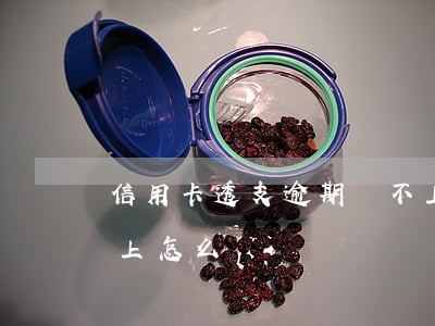 信用卡透支逾期還不上后果(透支卡逾期還不上怎么辦)
