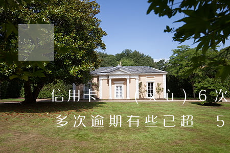 信用卡連續(xù)6次逾期(同一張信用卡多次逾期,有些已超過5年)
