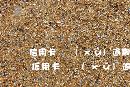 信用卡連續(xù)逾期六期的后果會怎樣，信用卡連續(xù)逾期六期，你將面臨這些嚴(yán)重后果！