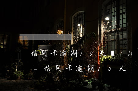 信用卡逾期10天會(huì)要多少利用-信用卡逾期10天