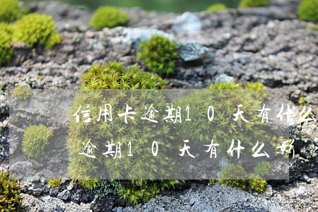 信用卡逾期10天有什么影響沒還-信用卡逾期10天有什么影響沒還的