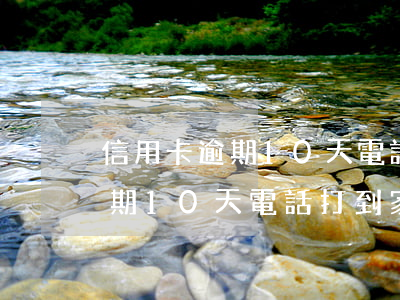 信用卡逾期10天電話打到家里-信用卡逾期10天電話打到家里怎么辦