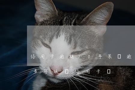 信用卡逾期10年呆賬(逾期.呆帳還清4年多可以辦信用卡嗎)