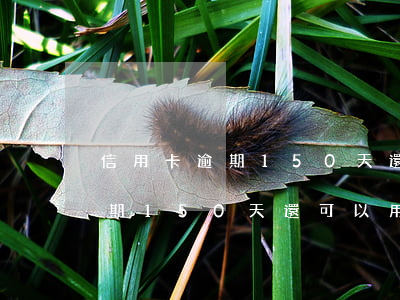信用卡逾期150天還可以用嗎-信用卡逾期150天還可以用嗎