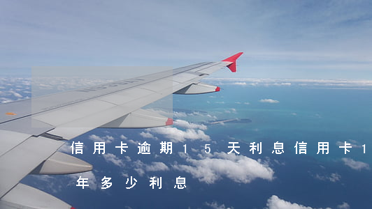 信用卡逾期15天利息(信用卡15萬逾期一年多少利息)