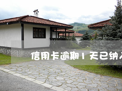 信用卡逾期1天已纳入第二期账单