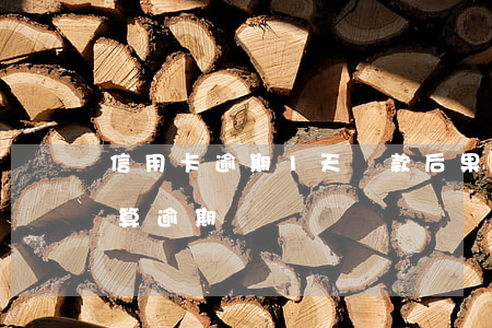 信用卡逾期1天還款后果6(信用卡1天不還算逾期)