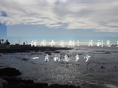 信用卡逾期1月利息多少钱(信用卡1万逾期一月利息多少)