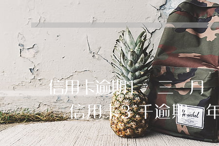 信用卡逾期1萬三個月協(xié)商有用嗎(信用卡3千逾期一年多了)