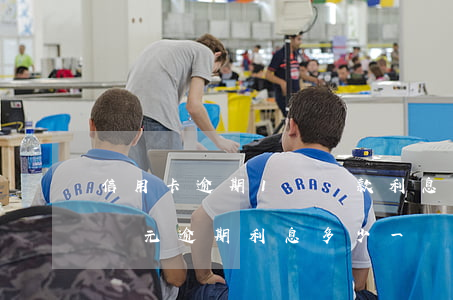 信用卡逾期1萬還款利息怎么算-信用卡1萬元逾期利息多少一個月