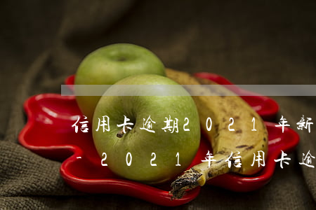信用卡逾期2021年新規(guī)適用-2021年信用卡逾期立案標準