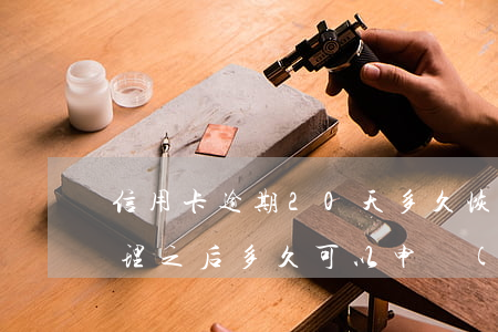 信用卡逾期20天多久恢復(fù)(逾期處理之后多久可以申請(qǐng)信用卡?)
