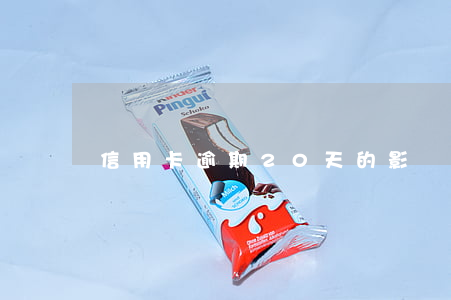 信用卡逾期20天的影響