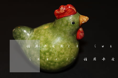 信用卡逾期20萬(wàn)銀行要我上門(mén)-信用卡逾期20萬(wàn)銀行要我上門(mén)催收