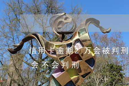 信用卡逾期2万会被判刑吗(欠信用卡两万元会不会判刑)