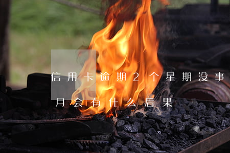 信用卡逾期2个星期没事吧(信用卡逾期两个月会有什么后果)