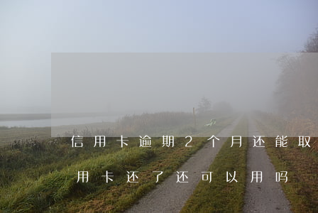 信用卡逾期2个月还能取现吗(逾期两年的信用卡还了还可以用吗)