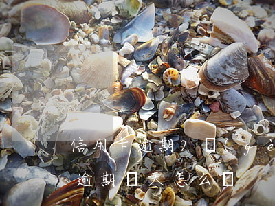 信用卡逾期2個(gè)月怎么消除(信用了逾期兩天怎么辦)