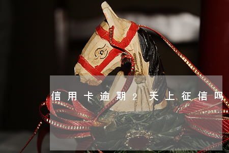 信用卡逾期2天上征信吗 逾期两天上征信吗