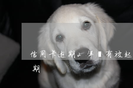 信用卡逾期2年沒有被起訴(幾年前信用卡逾期)