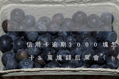 信用卡逾期3000塊怎么樣(我,逾期的信用卡3萬塊錢后果會(huì)怎樣)