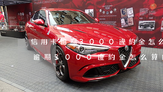 信用卡逾期3000違約金怎么算-信用卡逾期3000違約金怎么算的