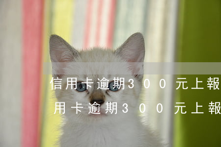 信用卡逾期300元上報(bào)征信(信用卡逾期300元上報(bào)征信有影響嗎)