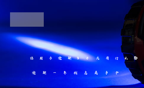 信用卡逾期30天有什么影響 30萬信用卡逾期一年利息是多少
