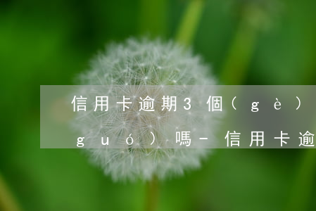 信用卡逾期3個(gè)月了還能去泰國(guó)嗎-信用卡逾期3個(gè)月了還能去泰國(guó)嗎知乎