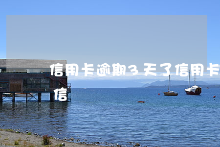 信用卡逾期3天了(信用卡逾期3天了,影響征信嗎)