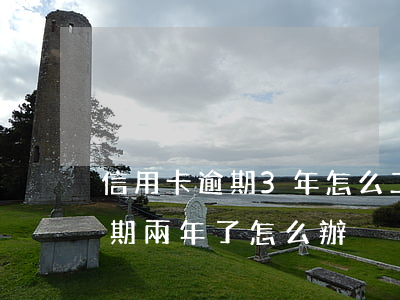 信用卡逾期3年怎么工作(信用卡3000逾期兩年了怎么辦)