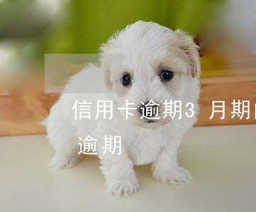 信用卡逾期3月期间还过一次(三年前信用卡逾期)