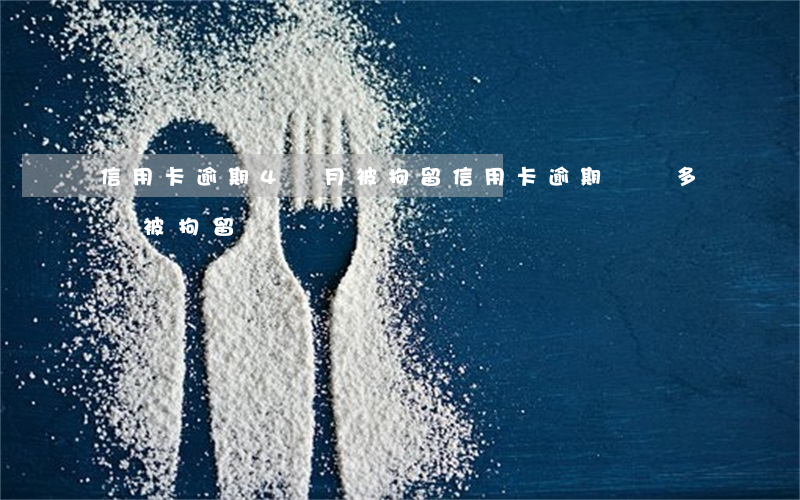 信用卡逾期4個月被拘留(信用卡逾期兩萬多會被拘留嗎)