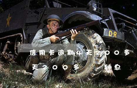信用卡逾期4天200多塊錢(信用卡逾期4天200多塊錢利息)