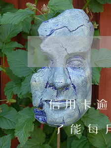 信用卡逾期4萬多怎么辦(信用卡欠四萬逾期了能每月還點嗎)