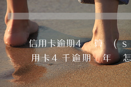 信用卡逾期4萬算數(shù)額較大嗎(信用卡4千逾期兩年會怎樣)