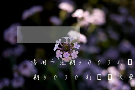 信用卡逾期5000打電話父母-信用卡逾期5000打電話父母怎么辦