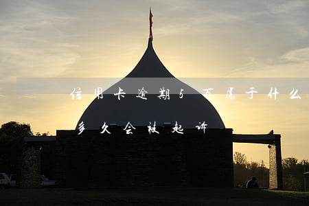 信用卡逾期5万属于什么罪(信用卡5万逾期多久会被起诉)