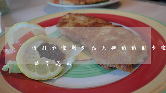 信用卡逾期5天上征信(信用卡逾期5天上征信了怎么辦)