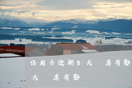 信用卡逾期5天購房有影響嗎(信用卡逾期5天購房有影響嗎)
