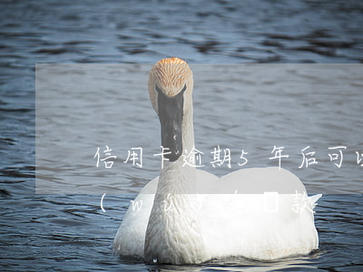 信用卡逾期5年后可以申請(qǐng)無(wú)息還款