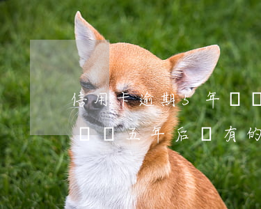 信用卡逾期5年沒還過款(有沒有信用卡逾期記錄五年后還有的)