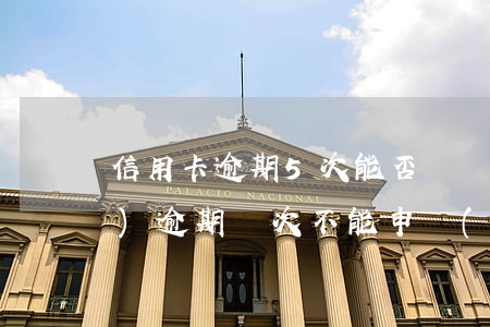 信用卡逾期5次能否辦貸款(5年內(nèi)逾期幾次不能申請(qǐng)貸款)