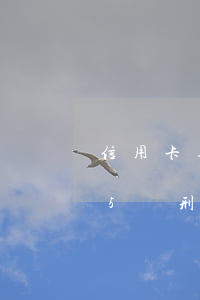信用卡逾期5萬算刑事嗎(信用卡逾期不超過5萬刑事)