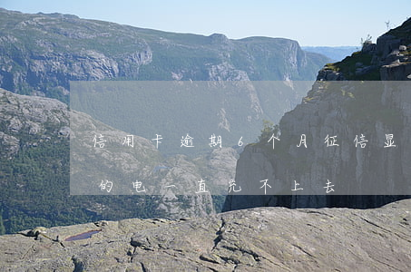 信用卡逾期6个月征信显示销户(为什么手机的电一直充不上去?)