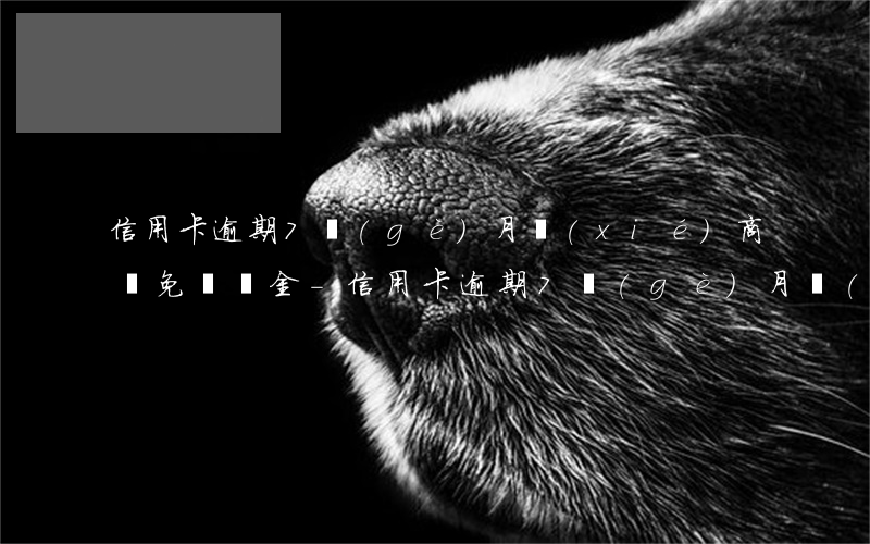 信用卡逾期7個(gè)月協(xié)商減免違約金-信用卡逾期7個(gè)月協(xié)商減免違約金嗎