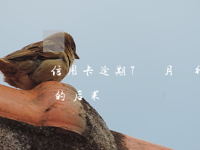 信用卡逾期7個月銀行約談(征信逾期7個月的后果)