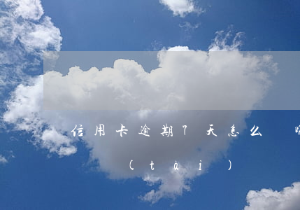 信用卡逾期7天怎么辦啊(信用卡7個月逾期狀態(tài))